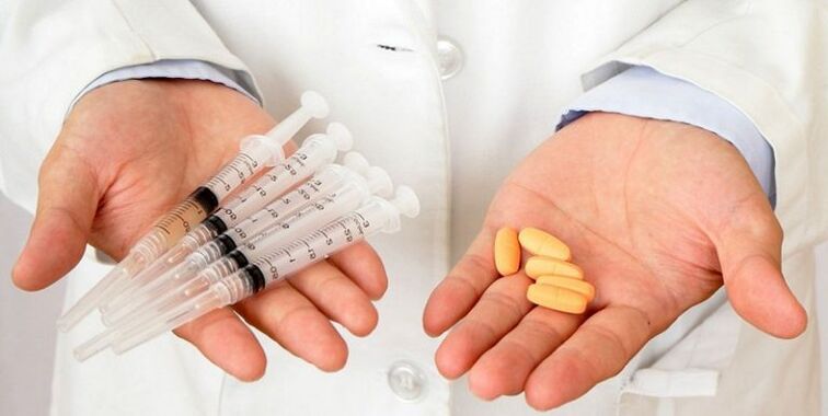 injecții și tablete pentru durerile de spate